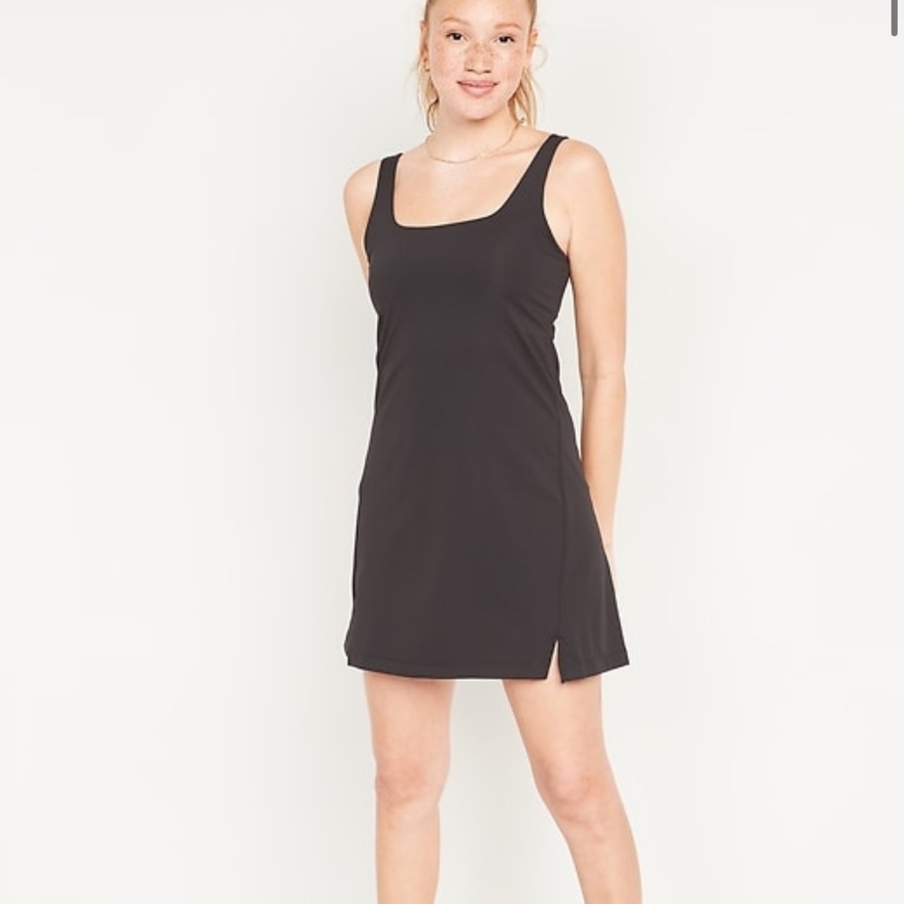 PowerSoft Sleeveless Shelf-Bra Support Dress for Women